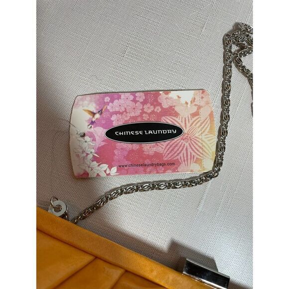 Chinese Laundry Orange Baguette Bag, New with Defects - Picture 5 of 8